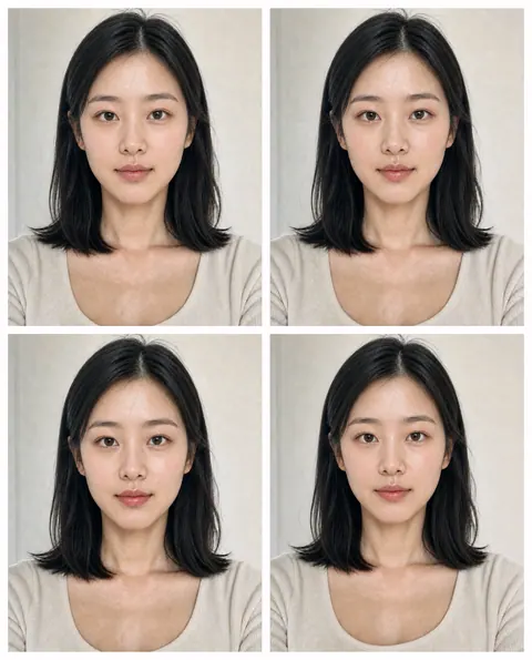 Autumn seasonal makeup composite generated by Korean Color Lab